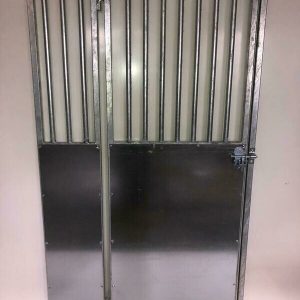 GALVANISED SHEETED BAR DOOR PANELS 8CM GAP