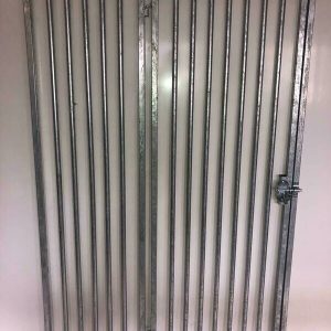 GALVANISED BAR DOOR PANELS 5CM GAP