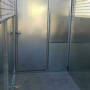 GALVANISED FULL SHEET POP HOLE DOOR PANEL